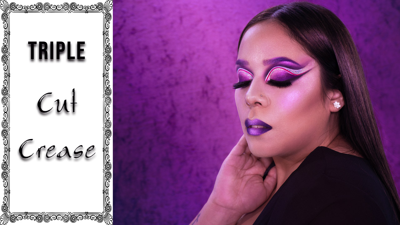 Masterclass – Triple cut crease con glitter infinito